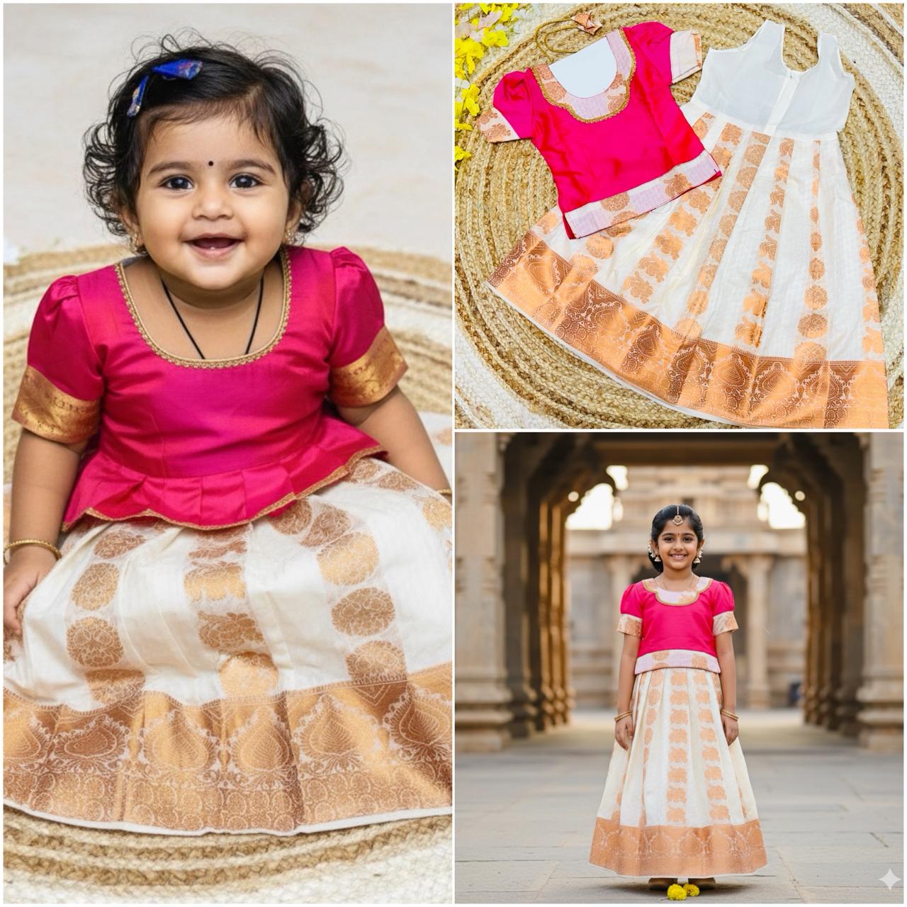 Chutties Pattu Pavadai Dress