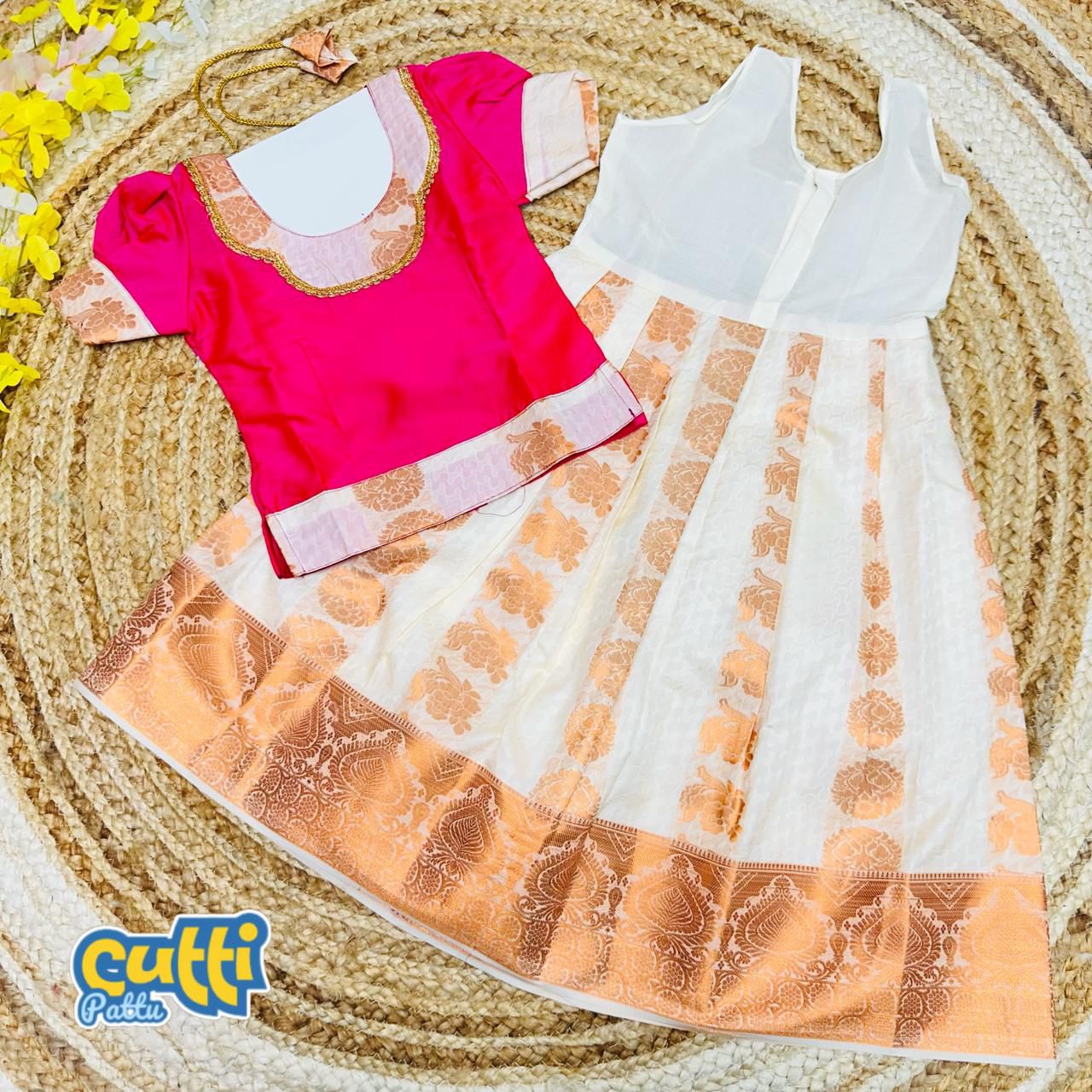 Chutties Pattu Pavadai Dress