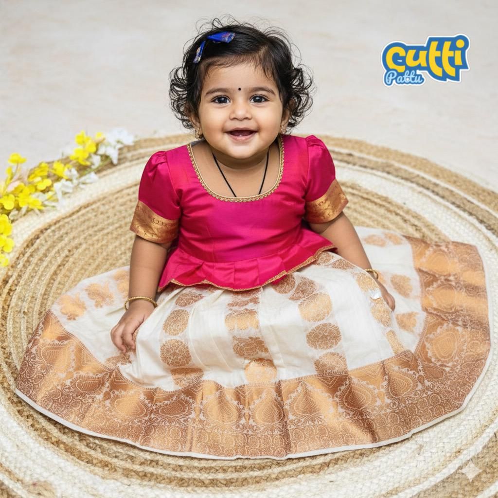 Chutties Pattu Pavadai Dress