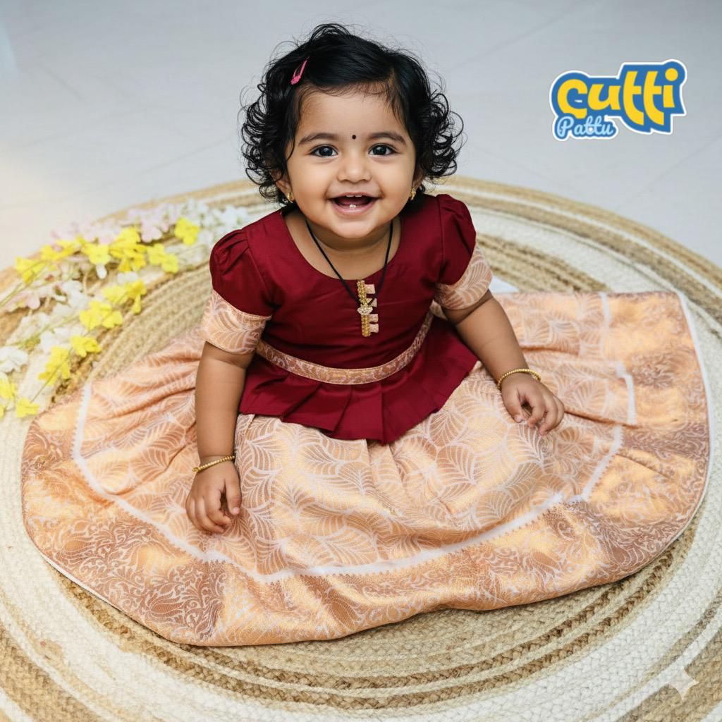 Chutties Pattu Pavadai Dress for Your Special Occasion