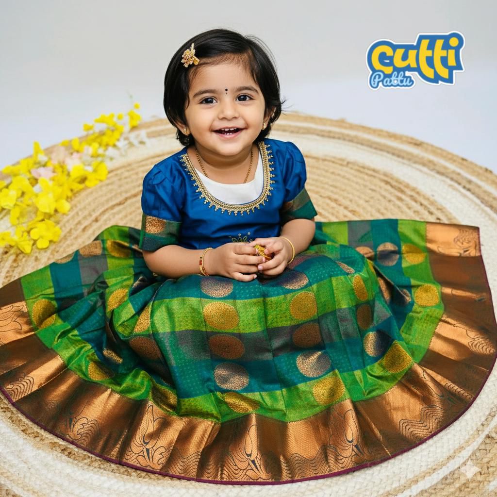 Chutties Pattu Pavadai Dress