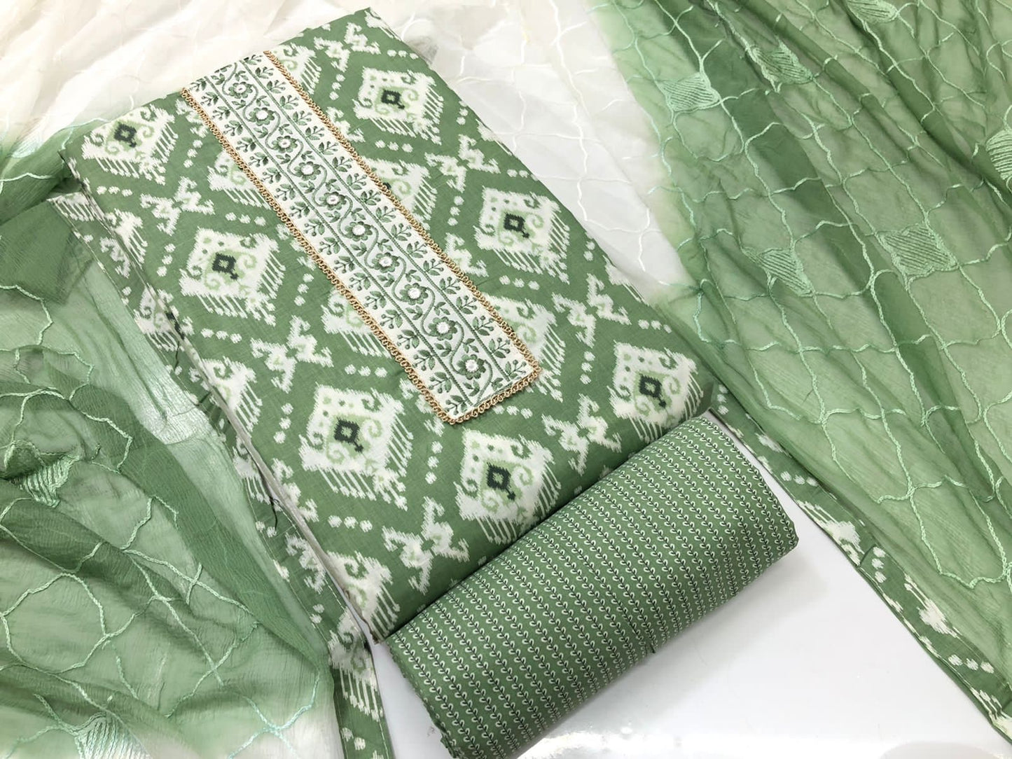 Cotton dress material