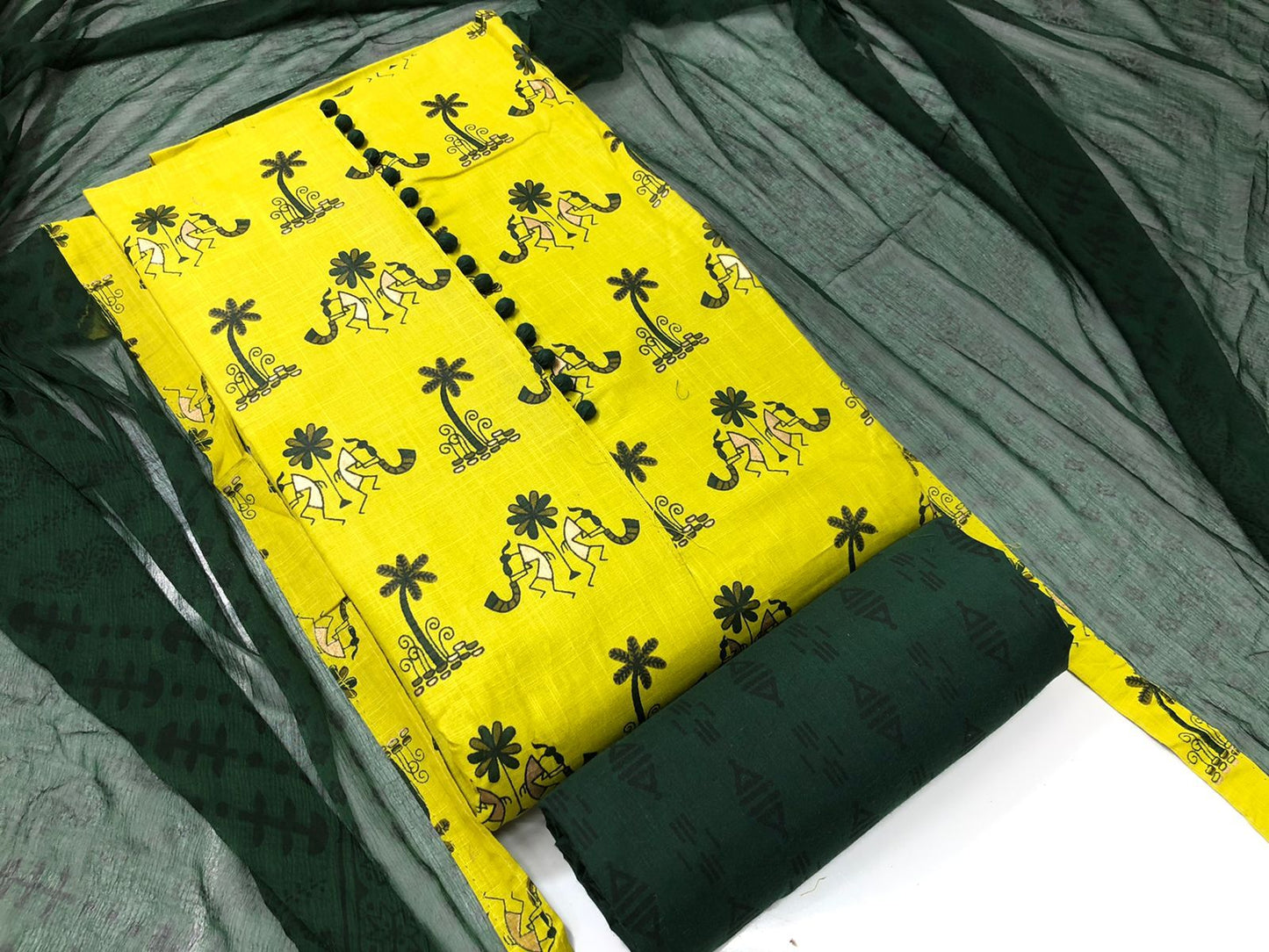 Cotton dress material
