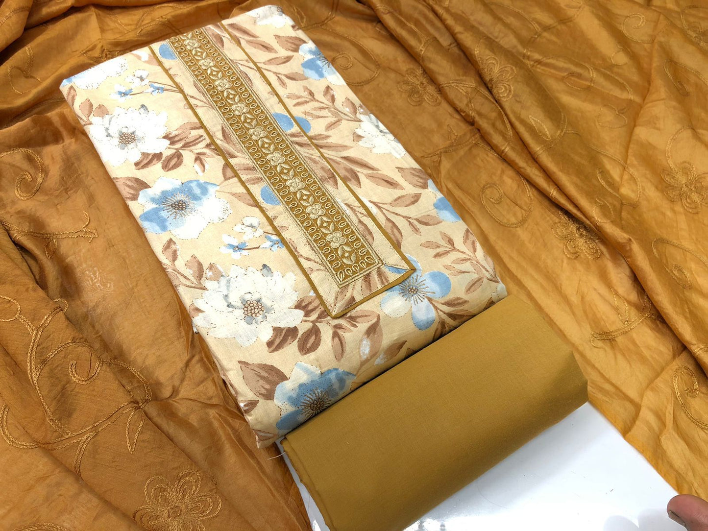 Cotton dress material