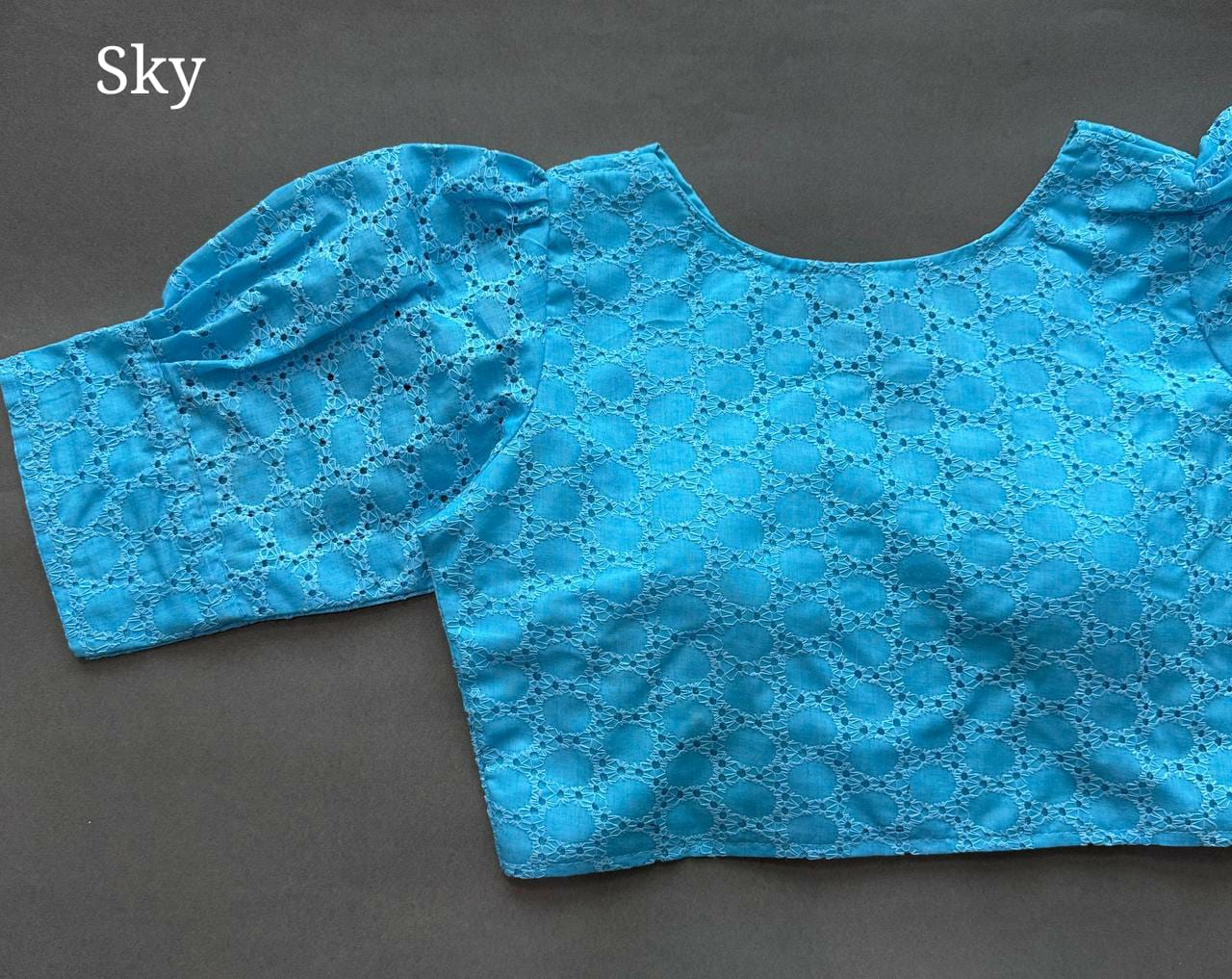 Cotton hakoba readymade blouse