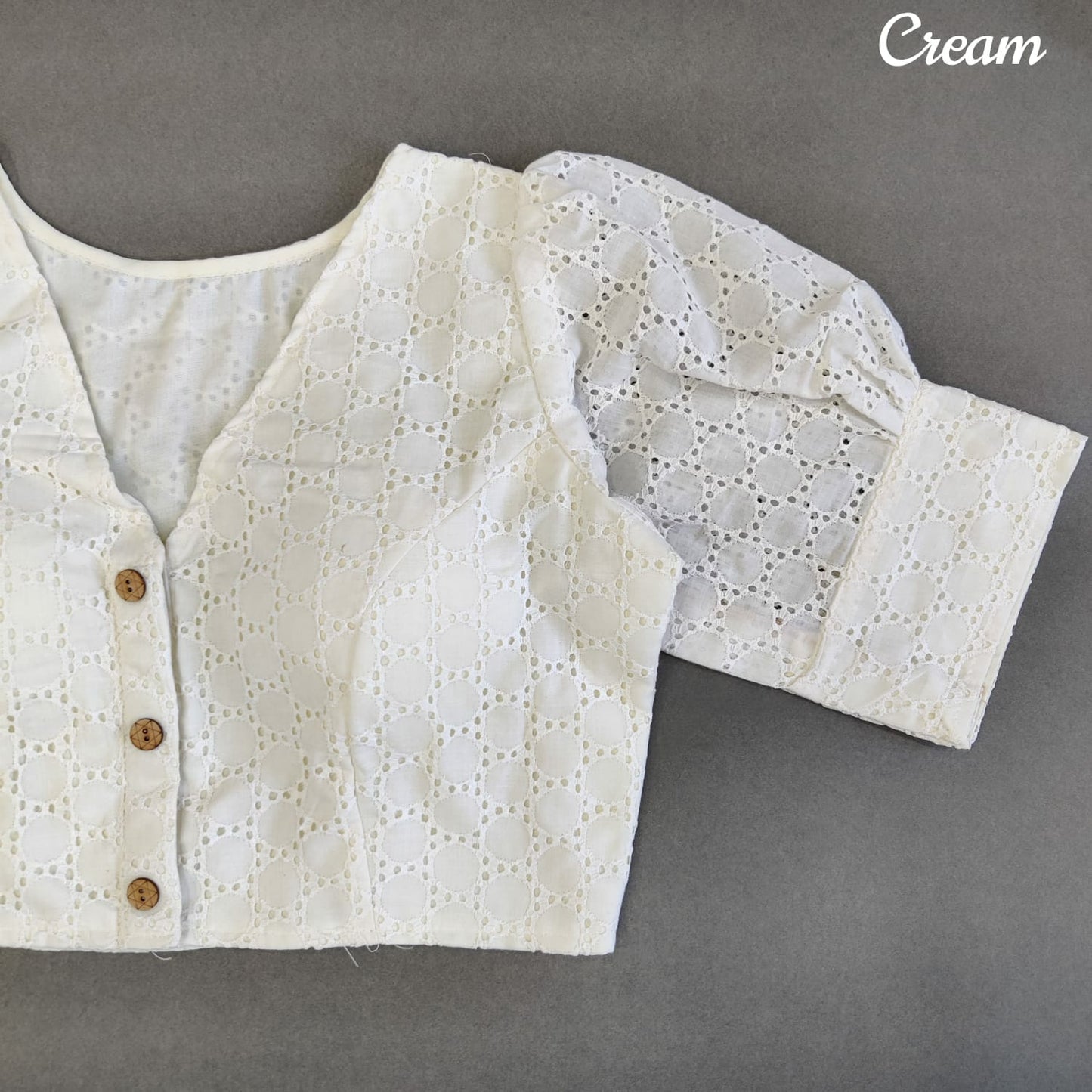 Cotton hakoba readymade blouse