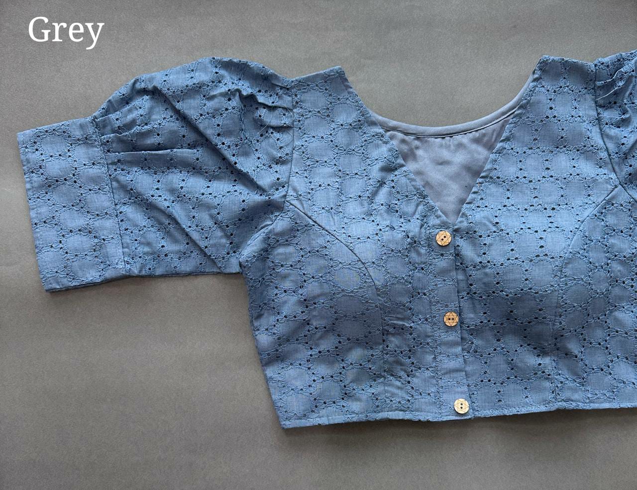 Cotton hakoba readymade blouse