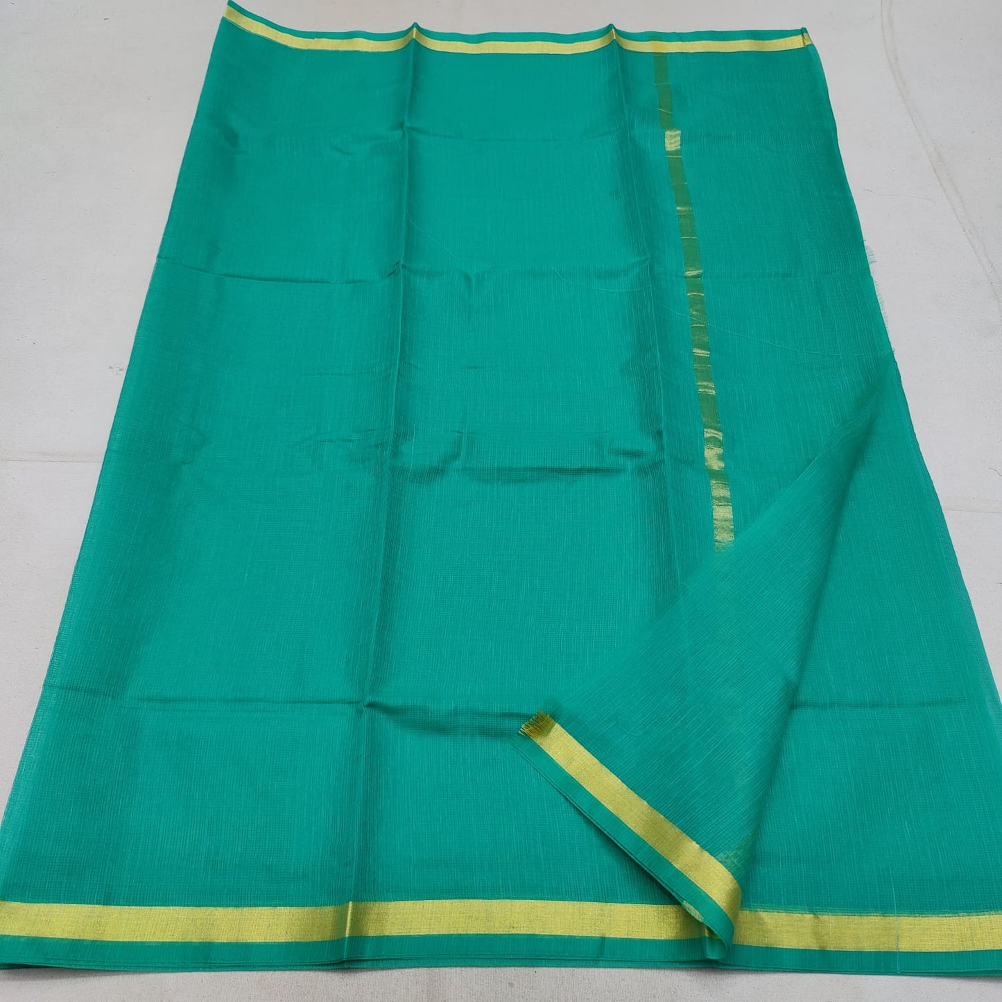 Cotton kota plain saree