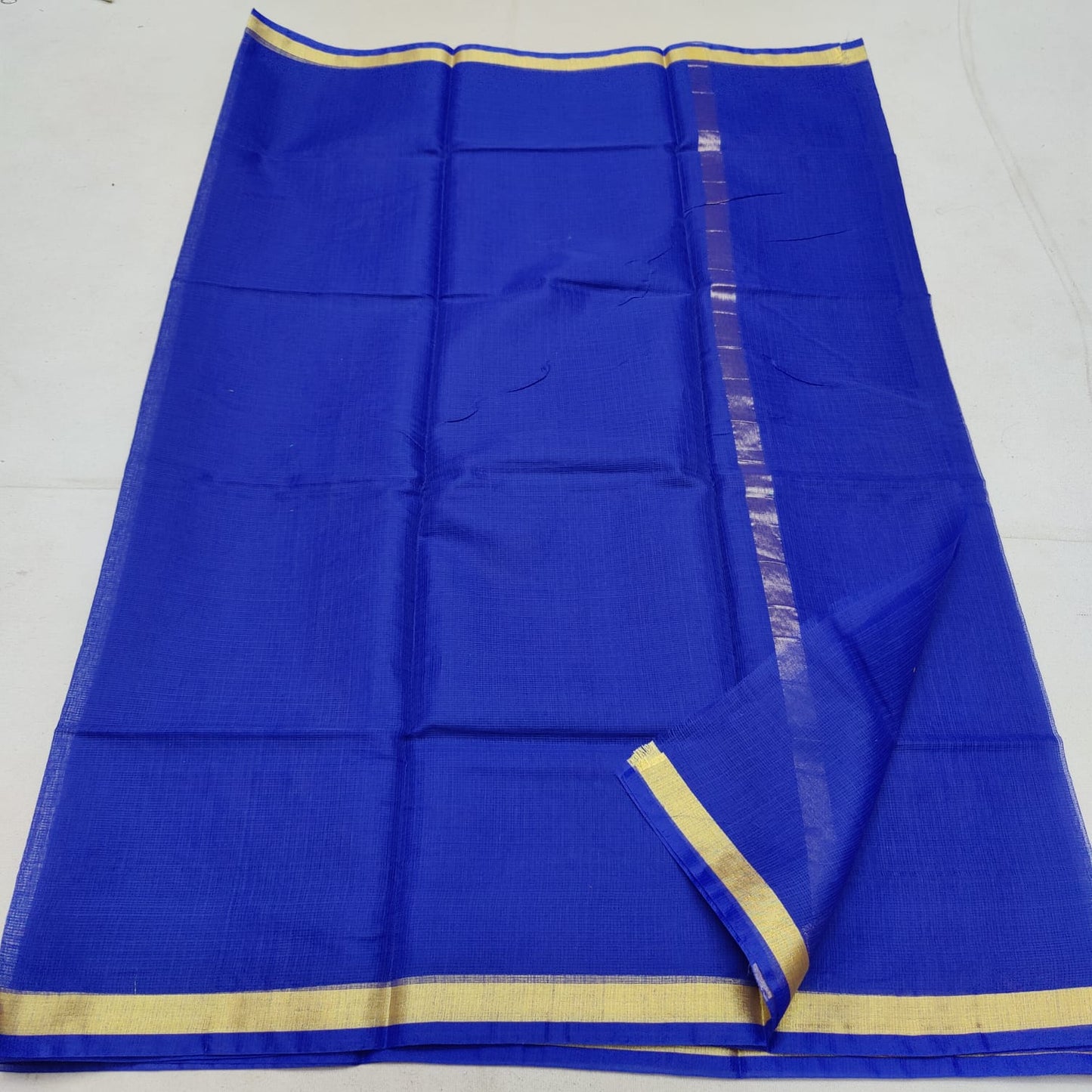 Cotton kota plain saree