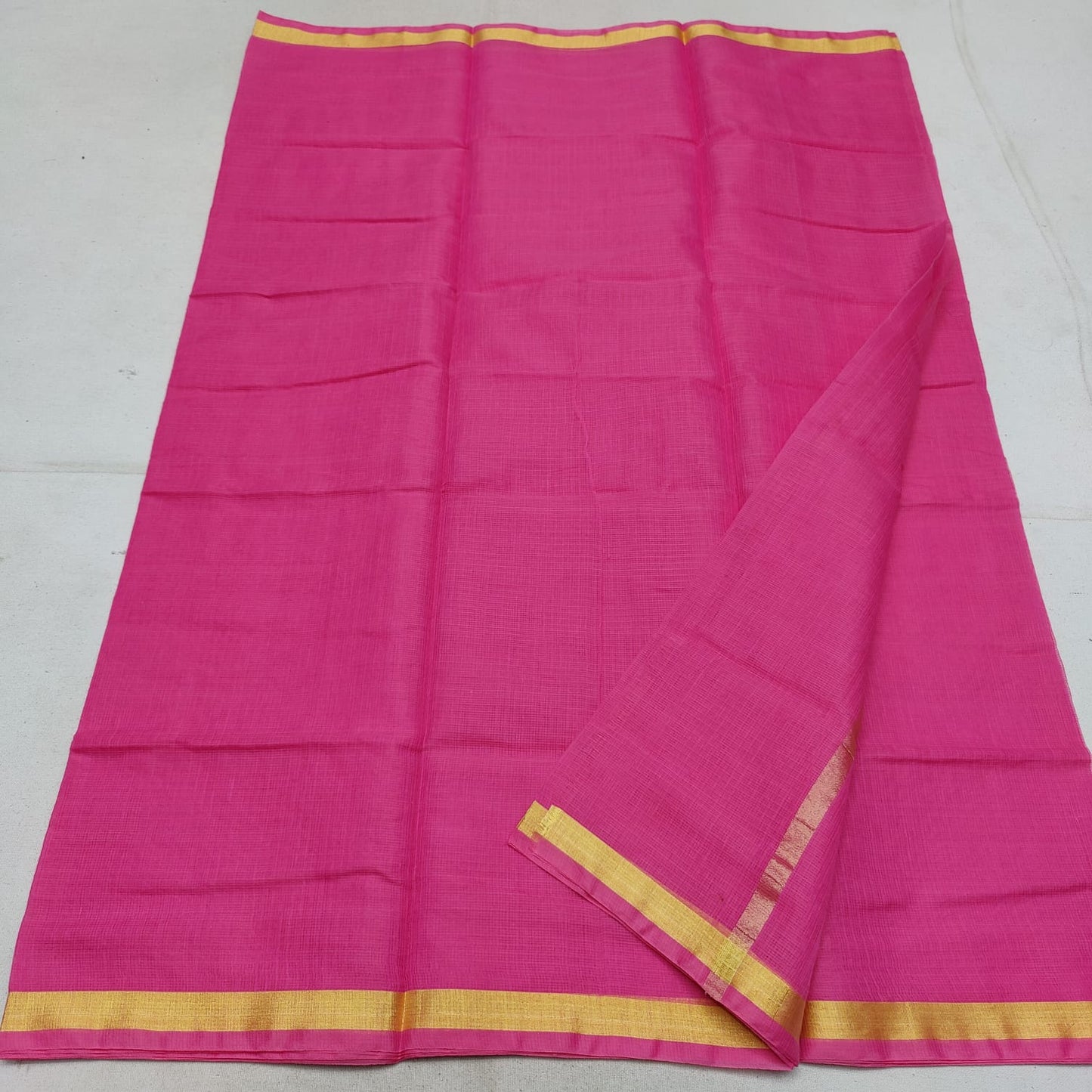 Cotton kota plain saree