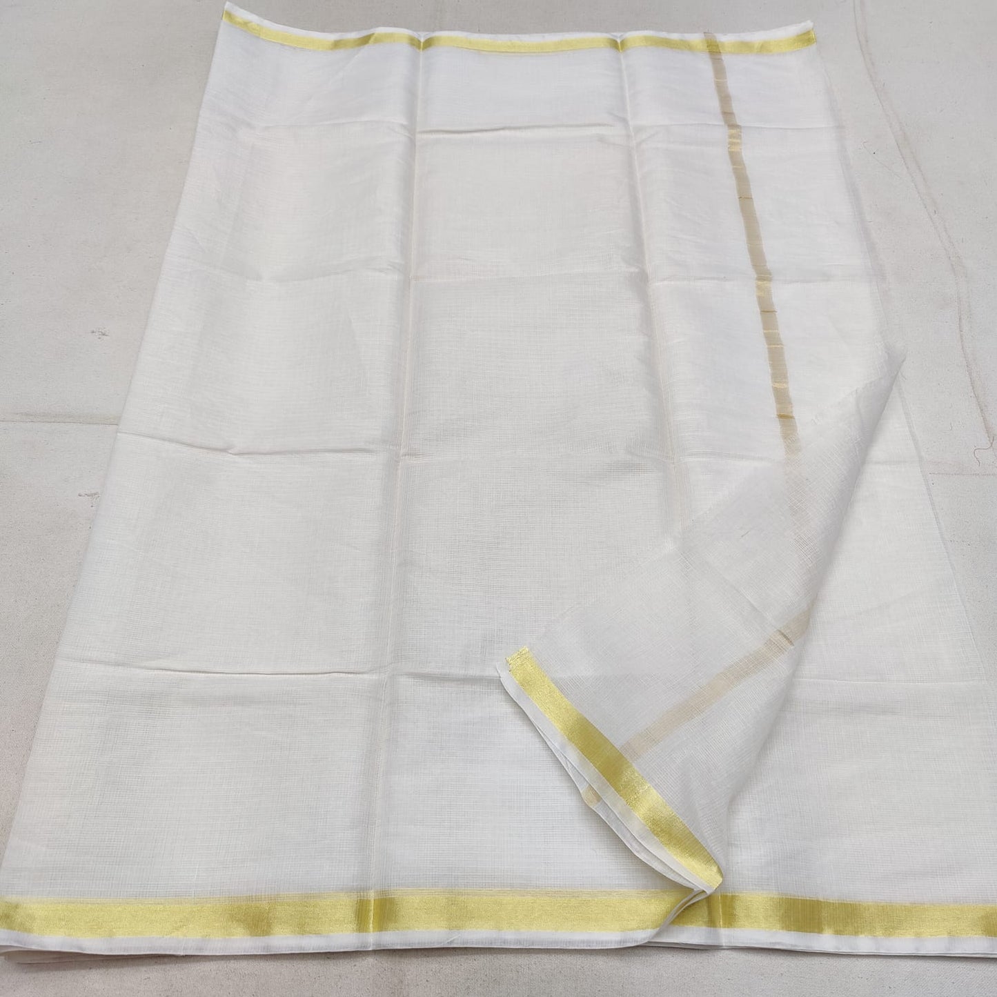Cotton kota plain saree