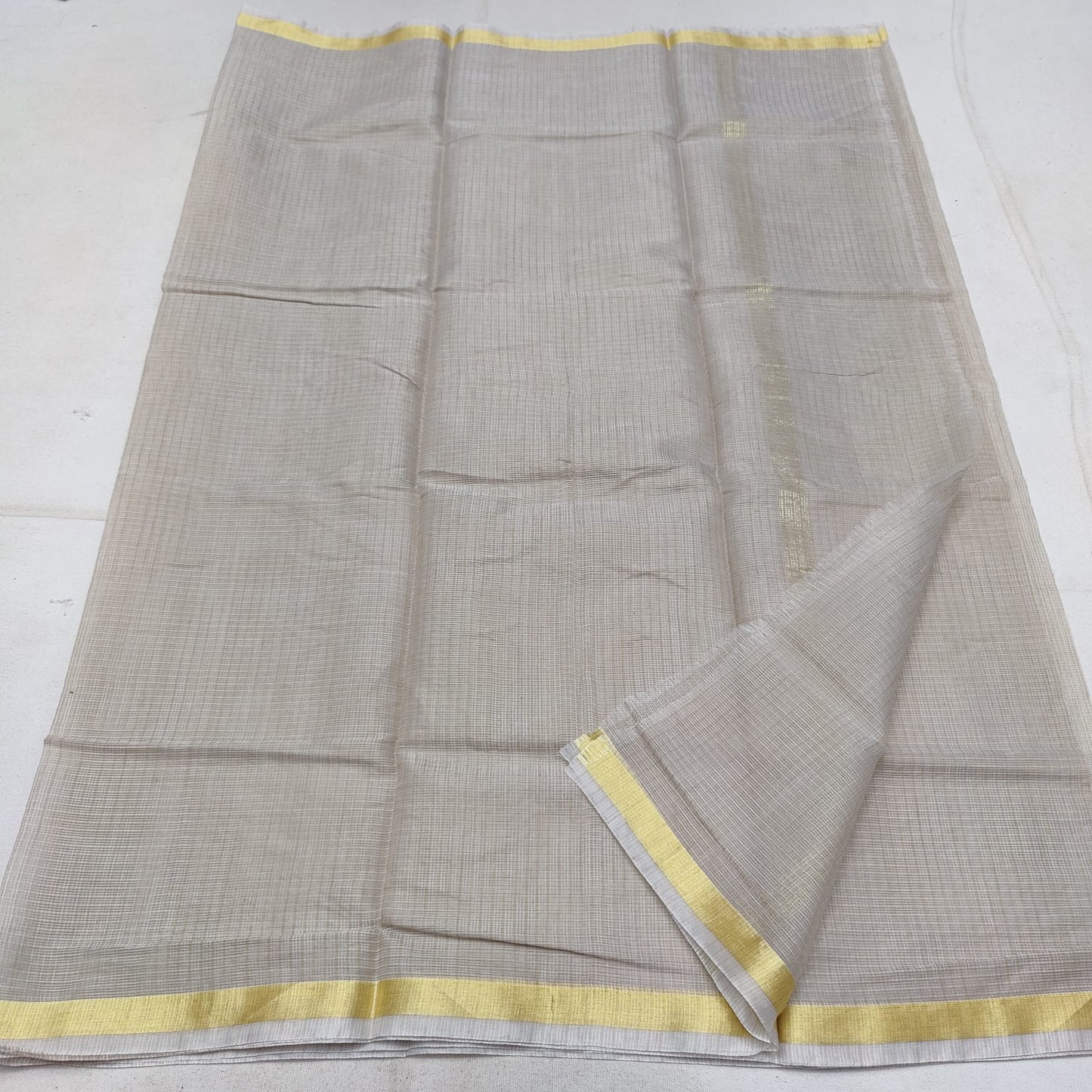 Cotton kota plain saree