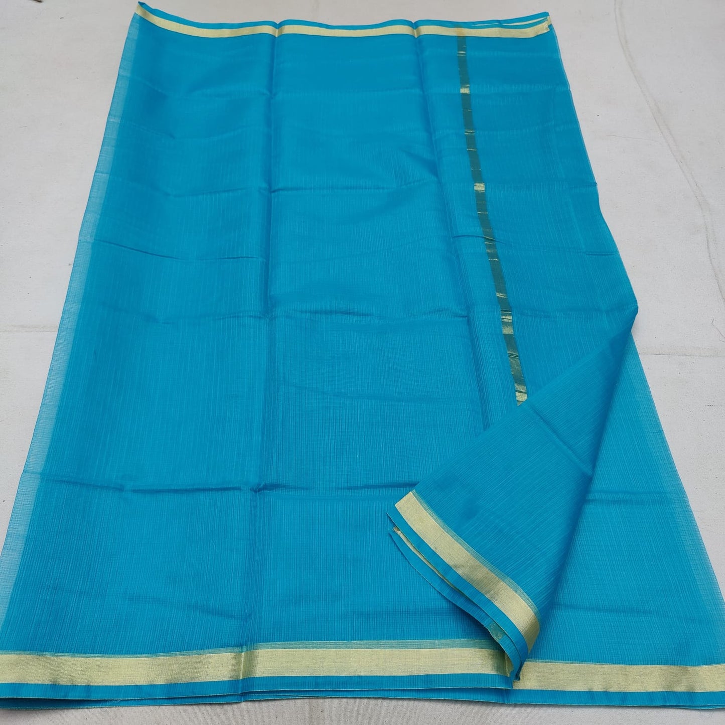 Cotton kota plain saree