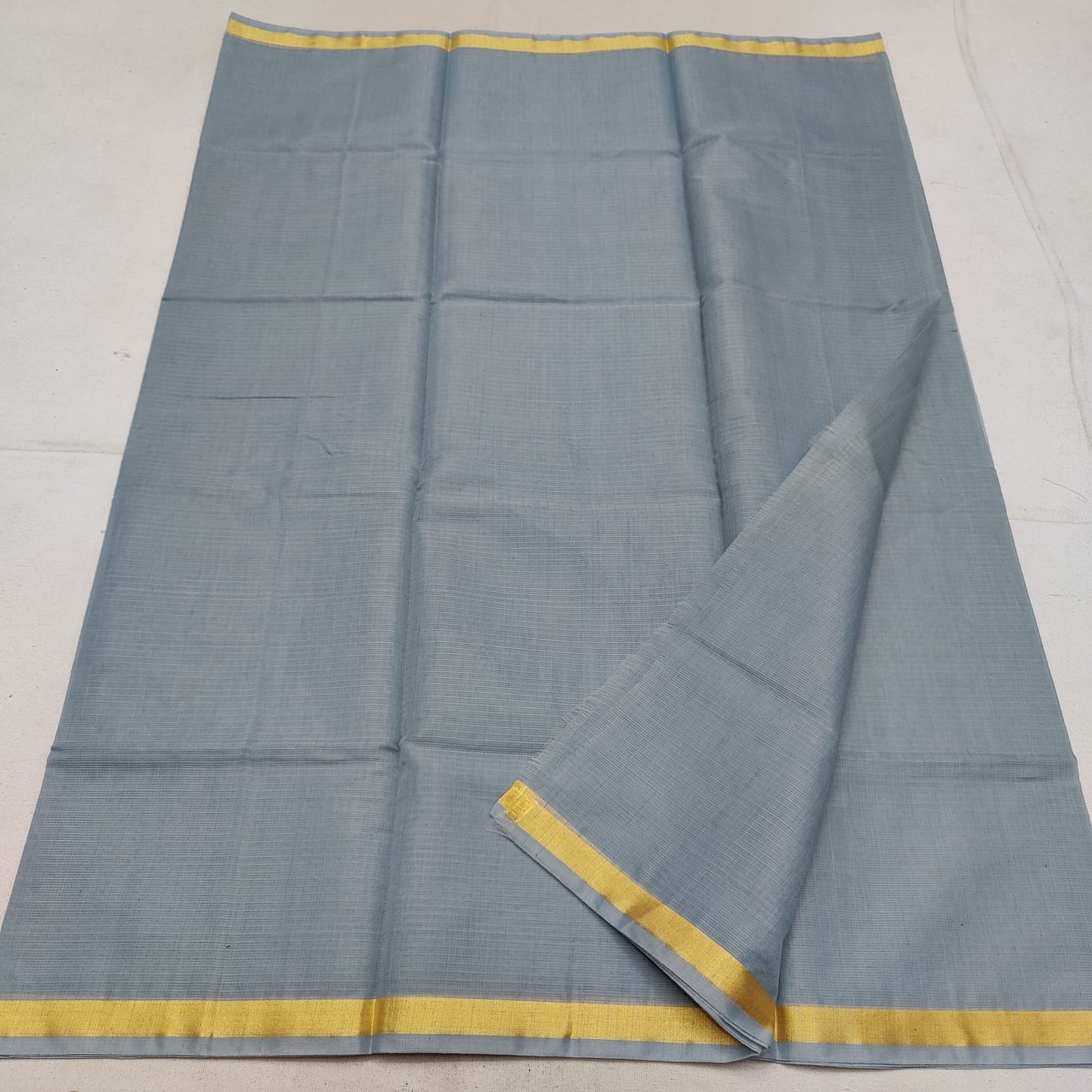 Cotton kota plain saree