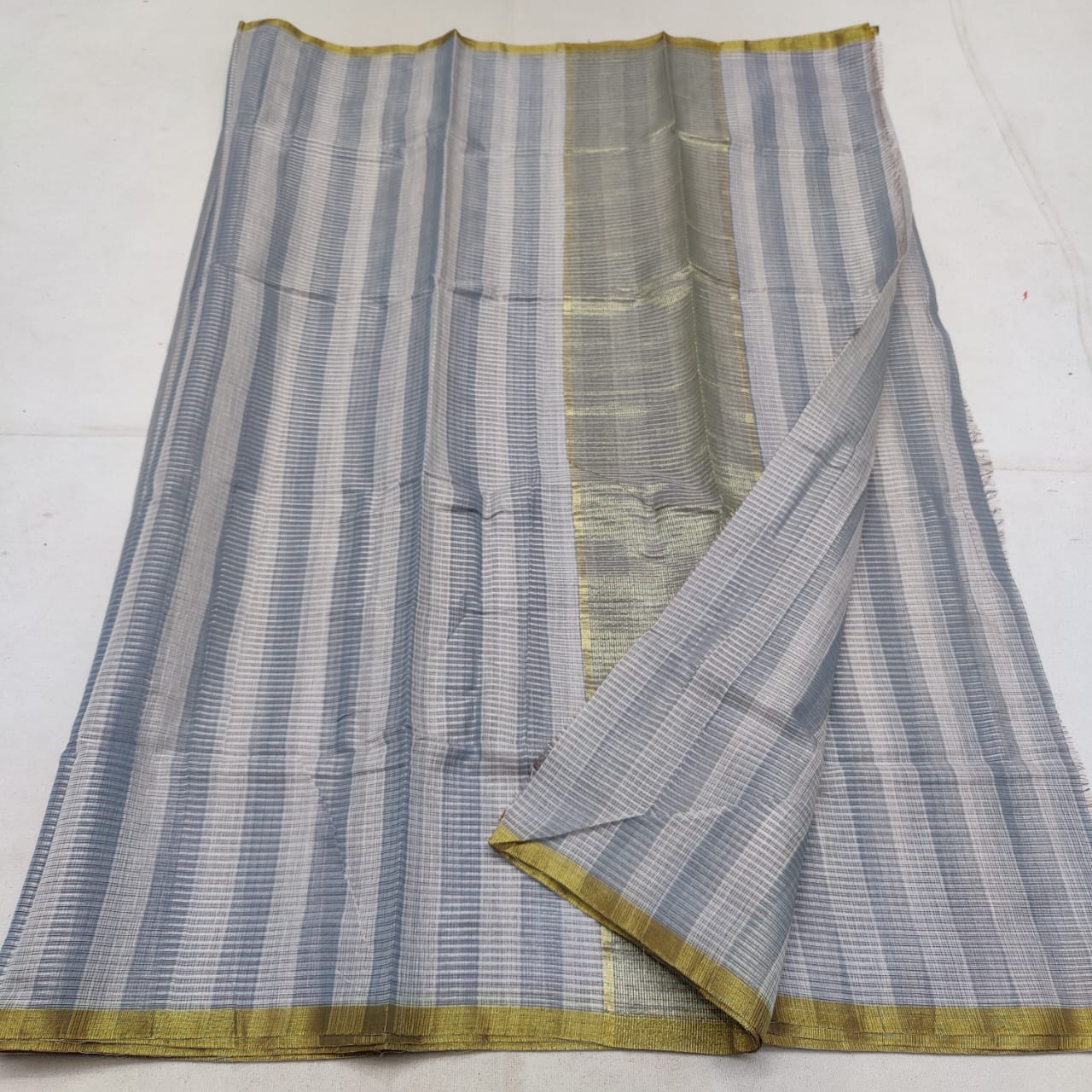 Cotton kota plain saree