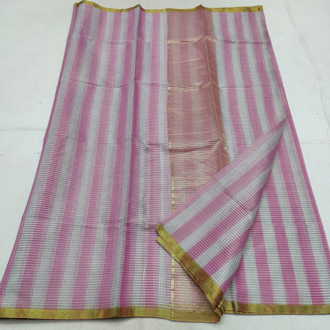 Cotton kota plain saree