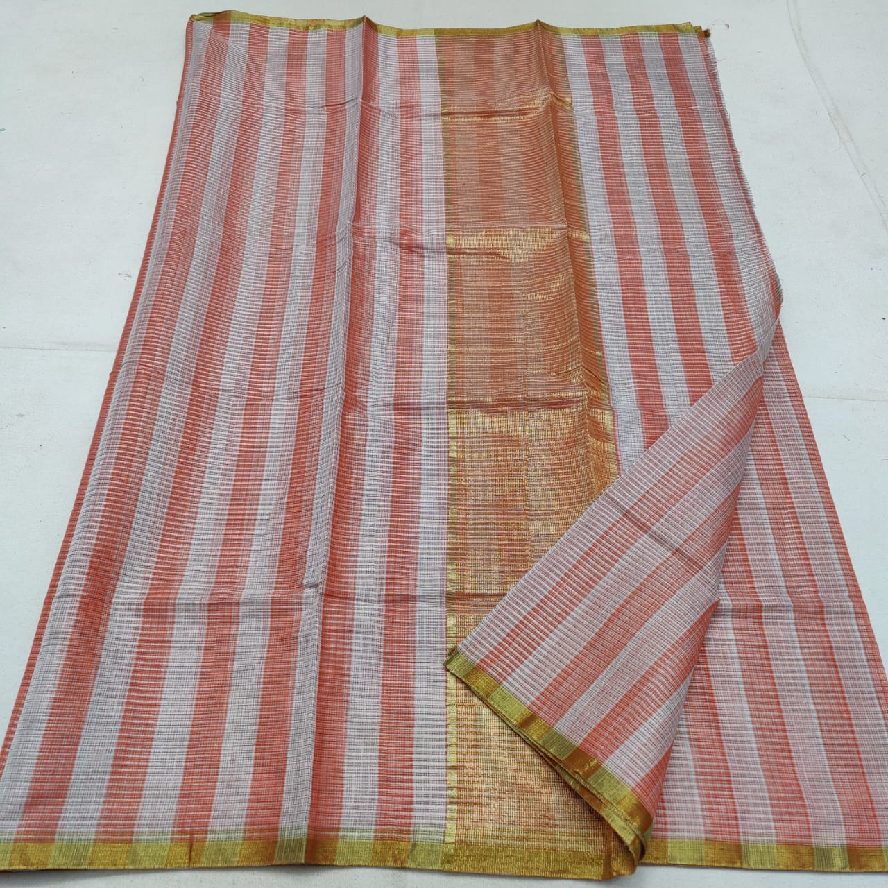 Cotton kota plain saree