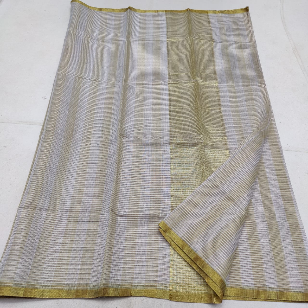 Cotton kota plain saree