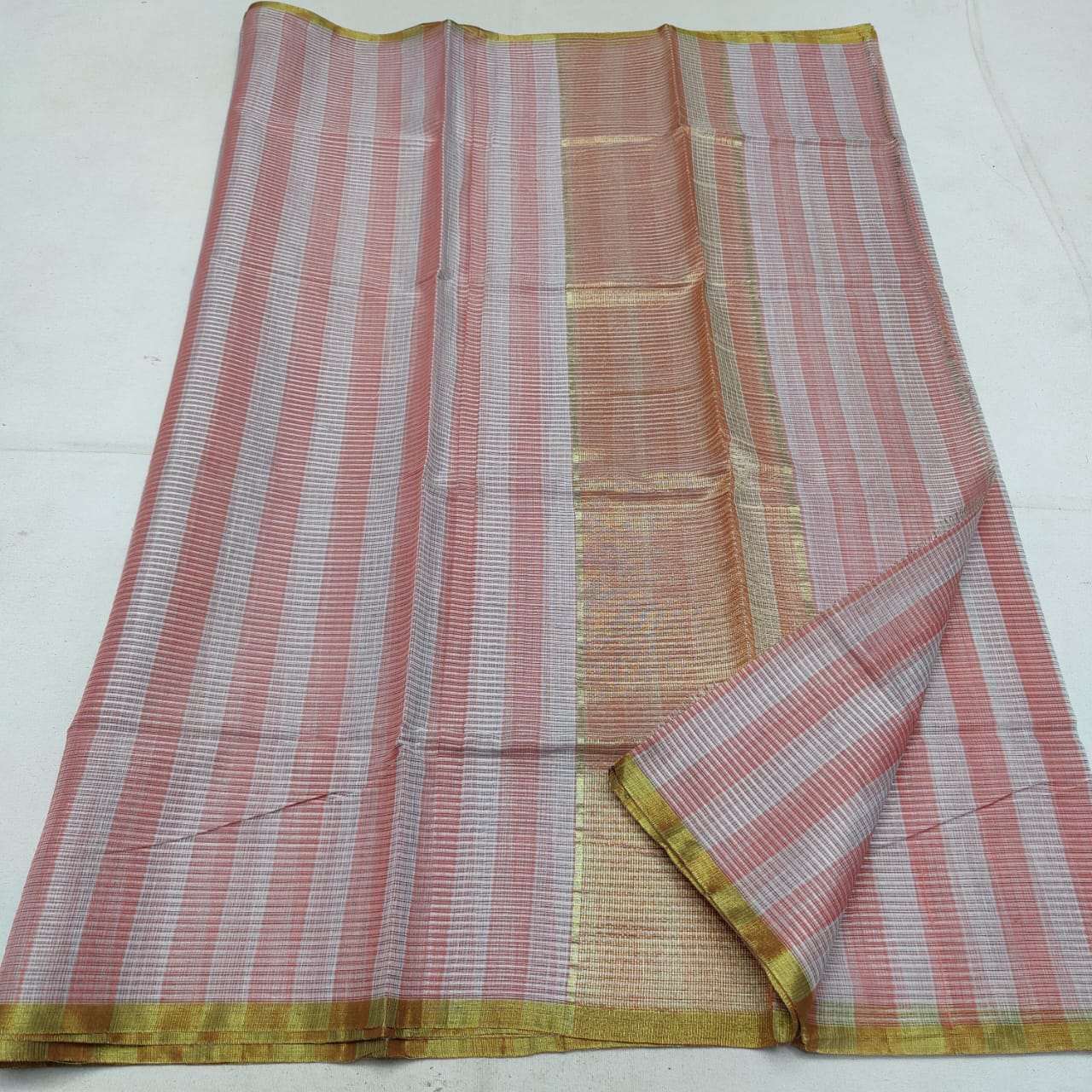 Cotton kota plain saree