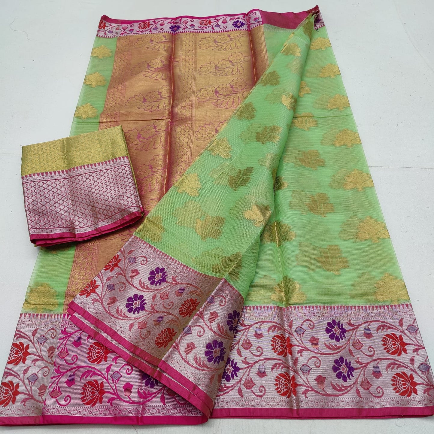 Cotton kota weaving saree