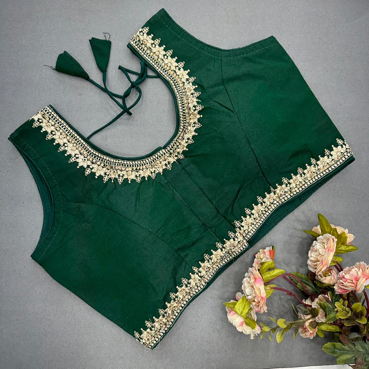 Semi Cotton readymade blouse