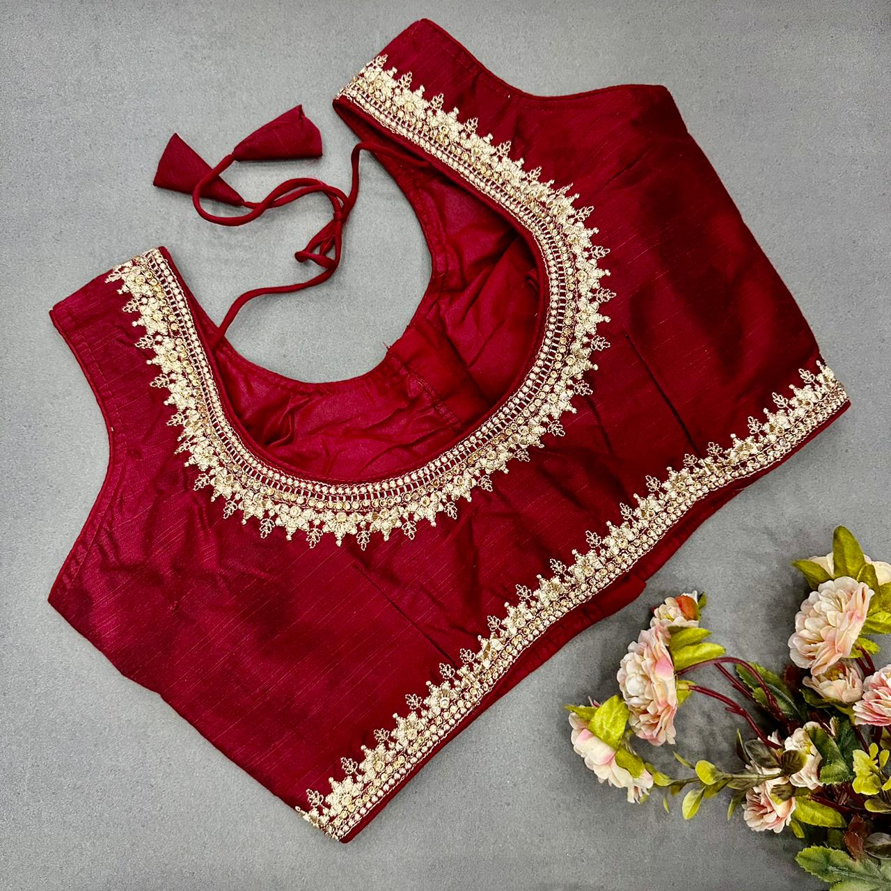 Semi Cotton readymade blouse
