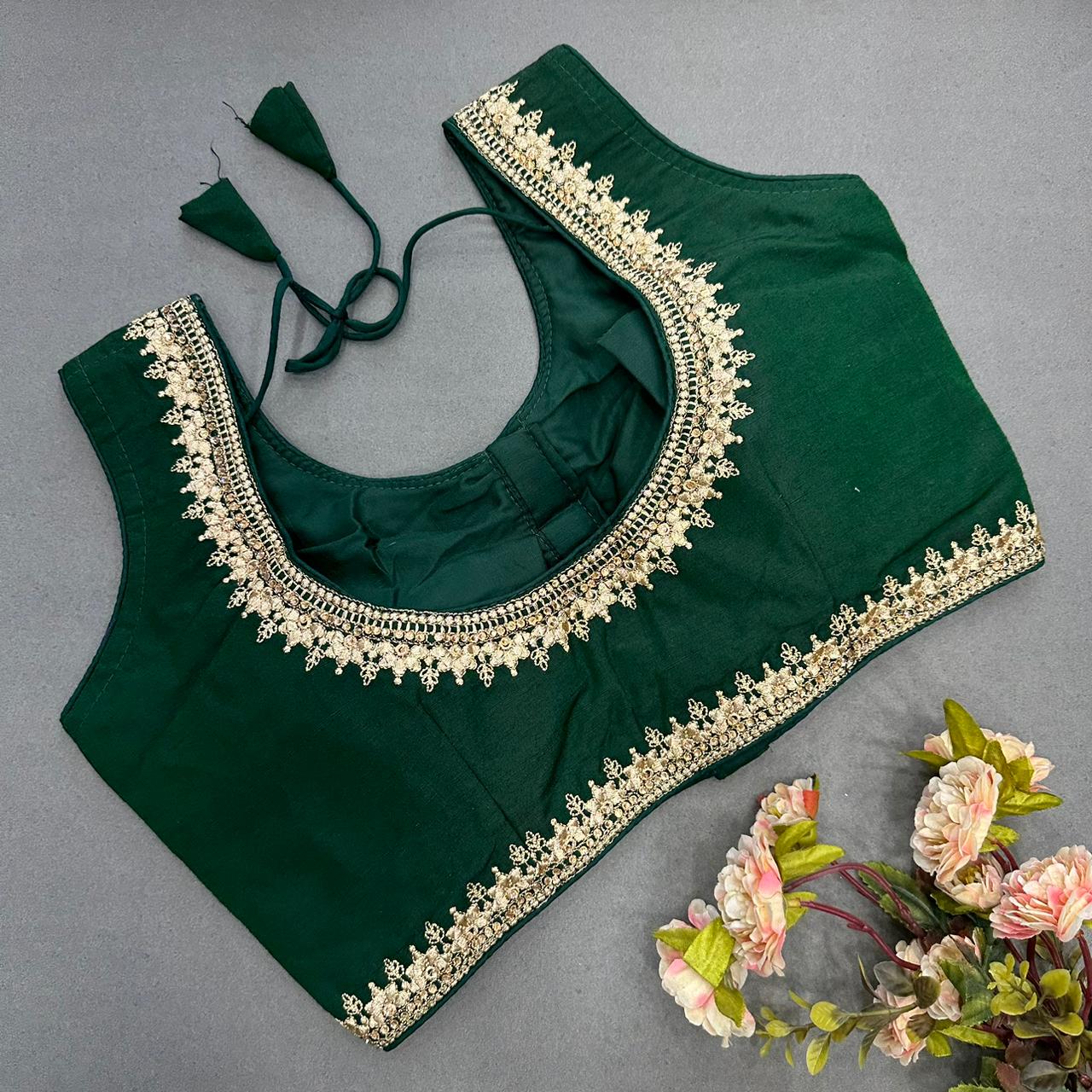 Semi Cotton readymade blouse