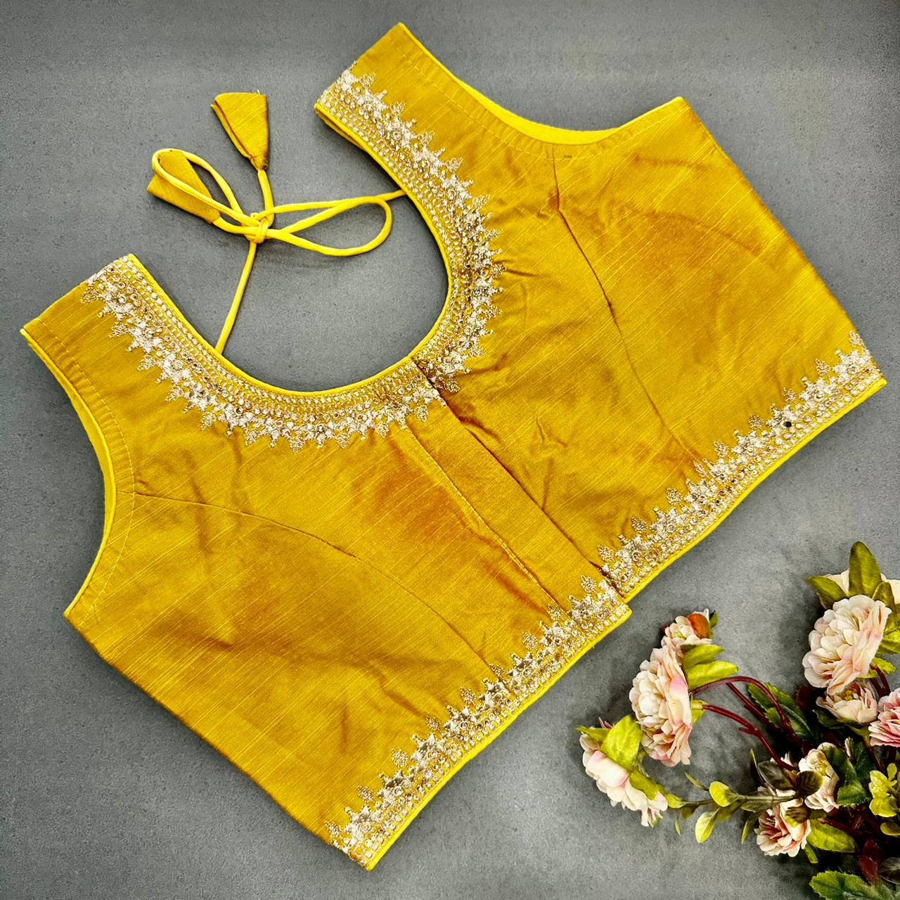 Semi Cotton readymade blouse