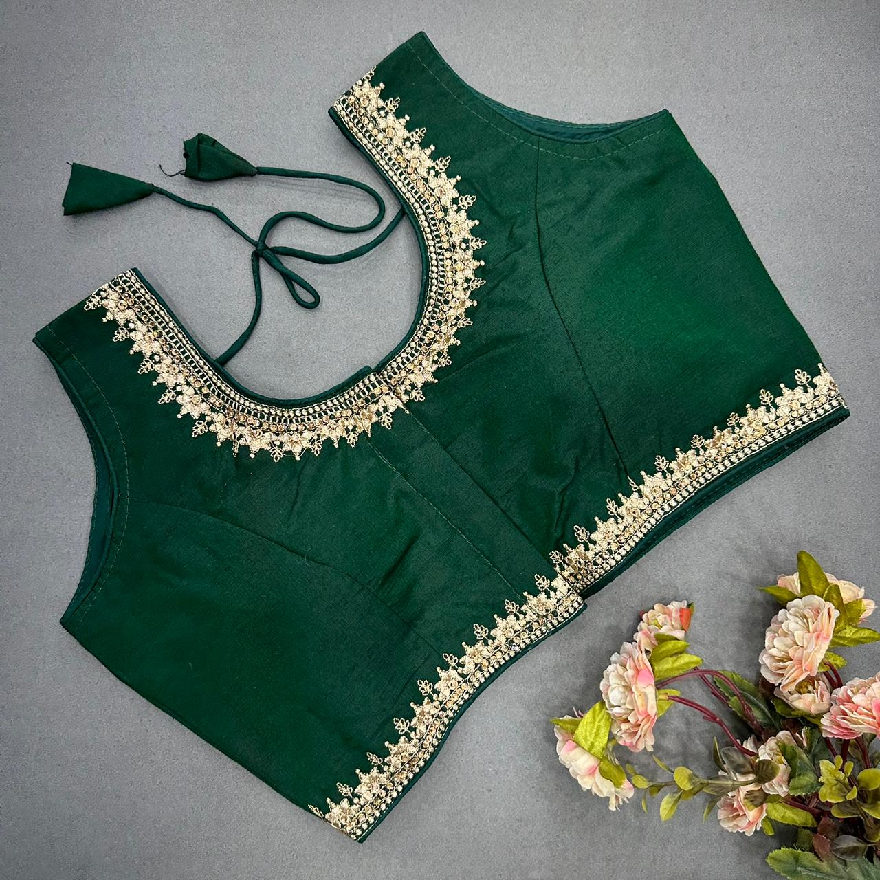 Semi Cotton readymade blouse