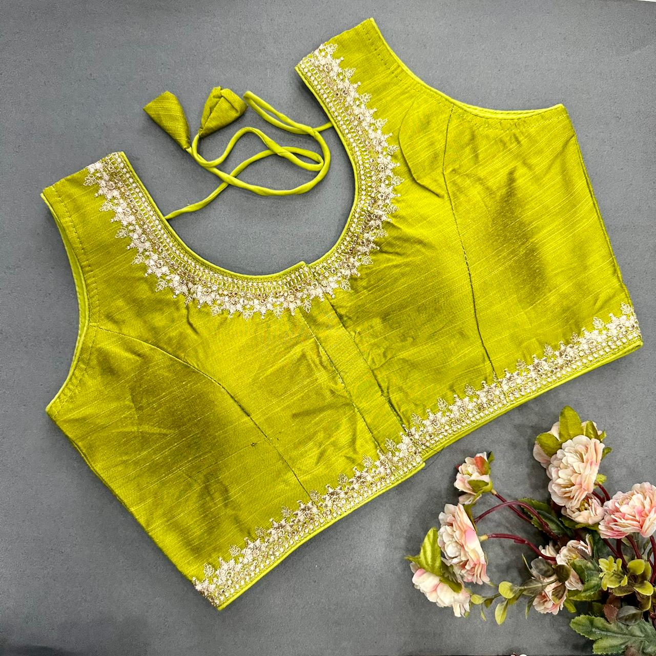 Semi Cotton readymade blouse