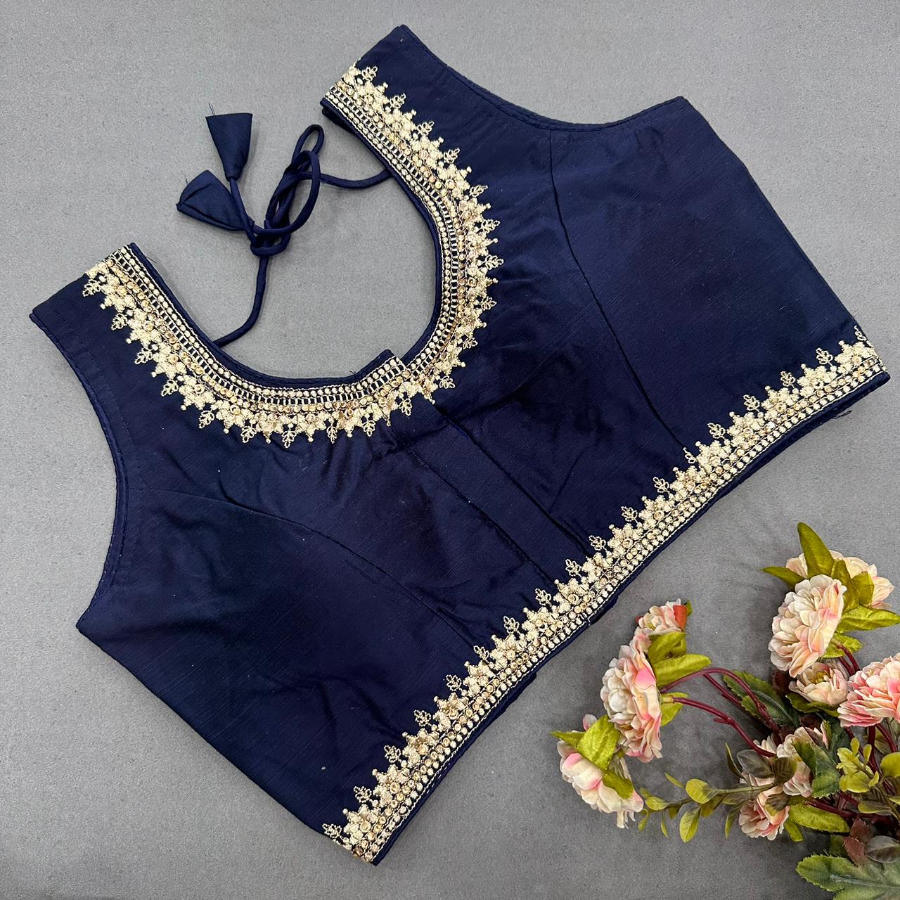 Semi Cotton readymade blouse