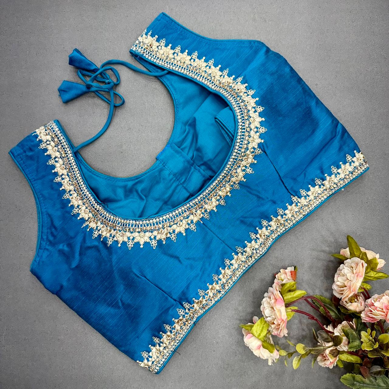 Semi Cotton readymade blouse