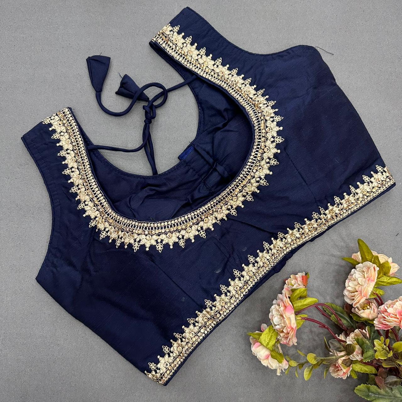 Semi Cotton readymade blouse