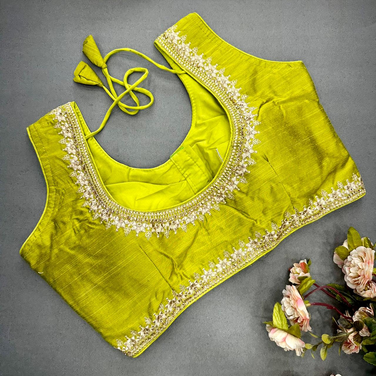Semi Cotton readymade blouse