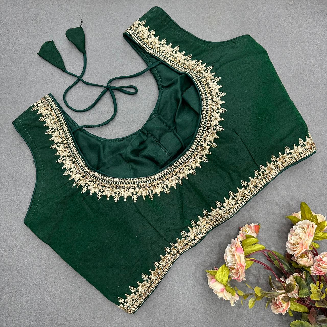 Semi Cotton readymade blouse