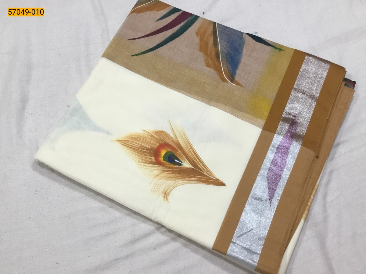 Kerala cotton saree