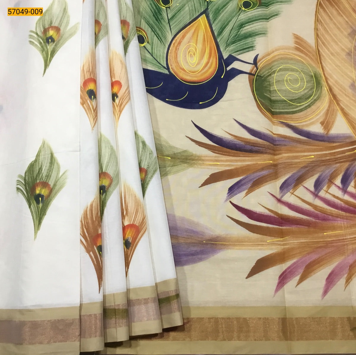 Kerala cotton saree