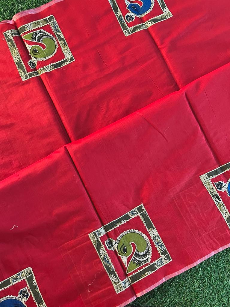 Feather soft chanderi silk saree