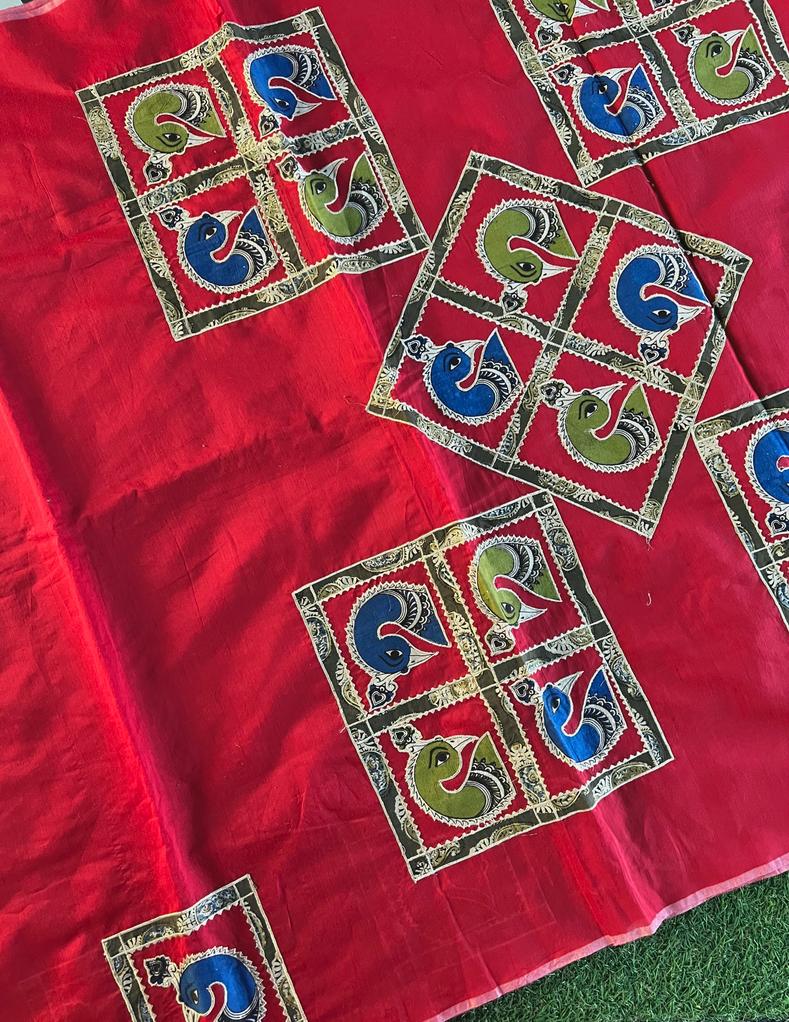 Feather soft chanderi silk saree