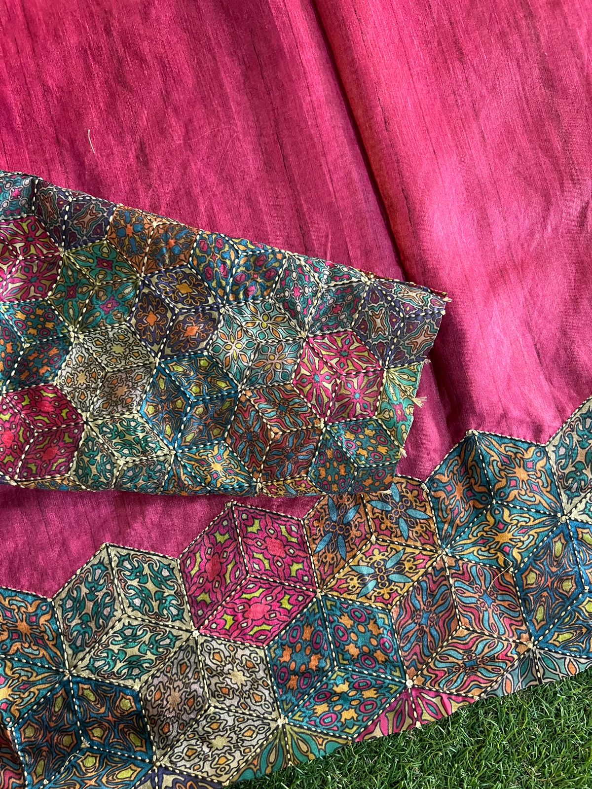 Ghicha Semi Tussar Silk Saree