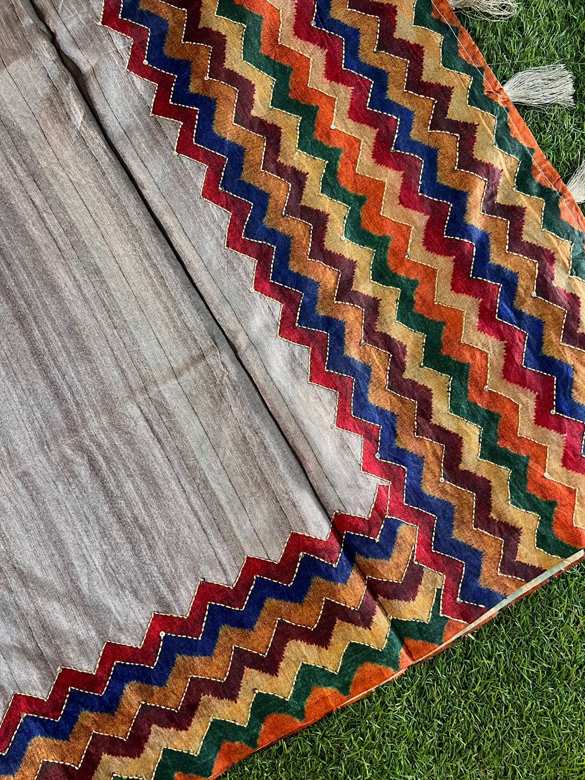 Ghicha Semi Tussar Silk Saree