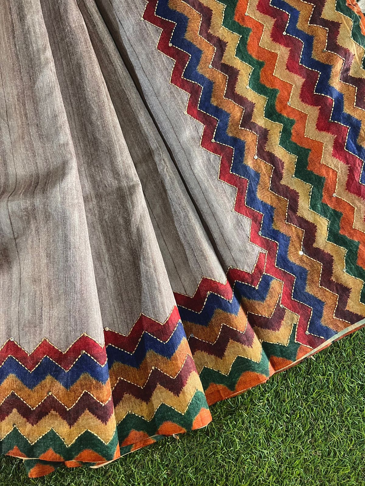 Ghicha Semi Tussar Silk Saree