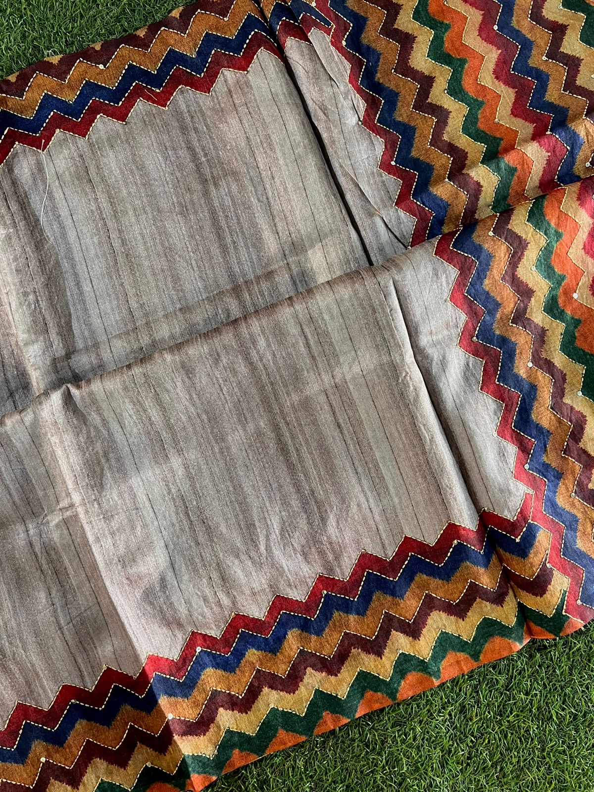 Ghicha Semi Tussar Silk Saree