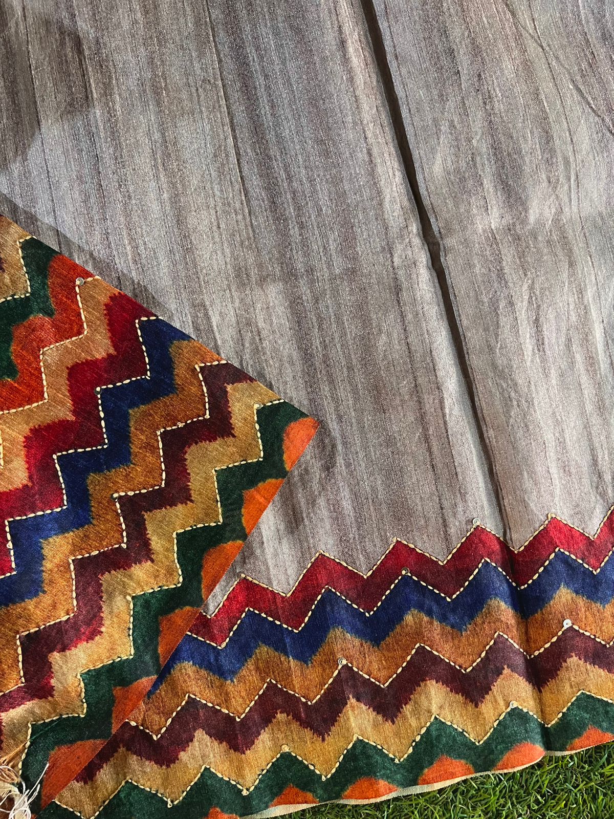 Ghicha Semi Tussar Silk Saree