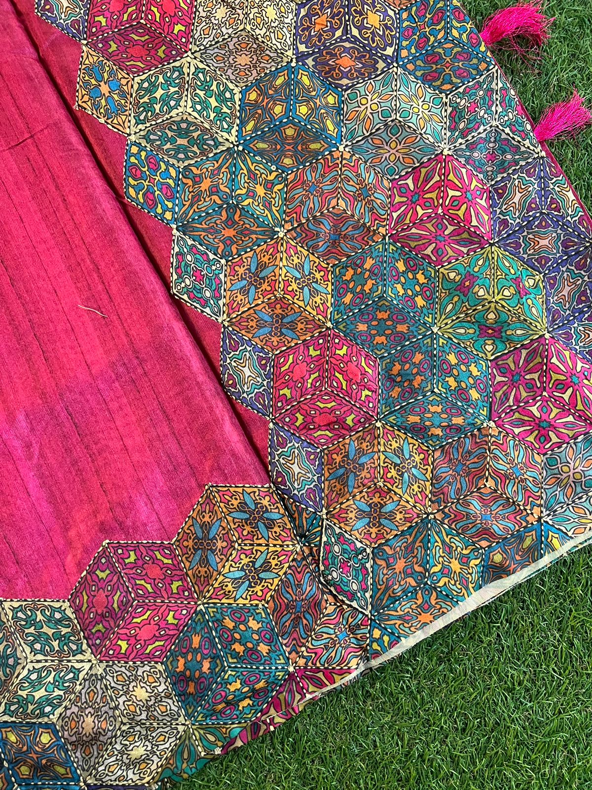 Ghicha Semi Tussar Silk Saree