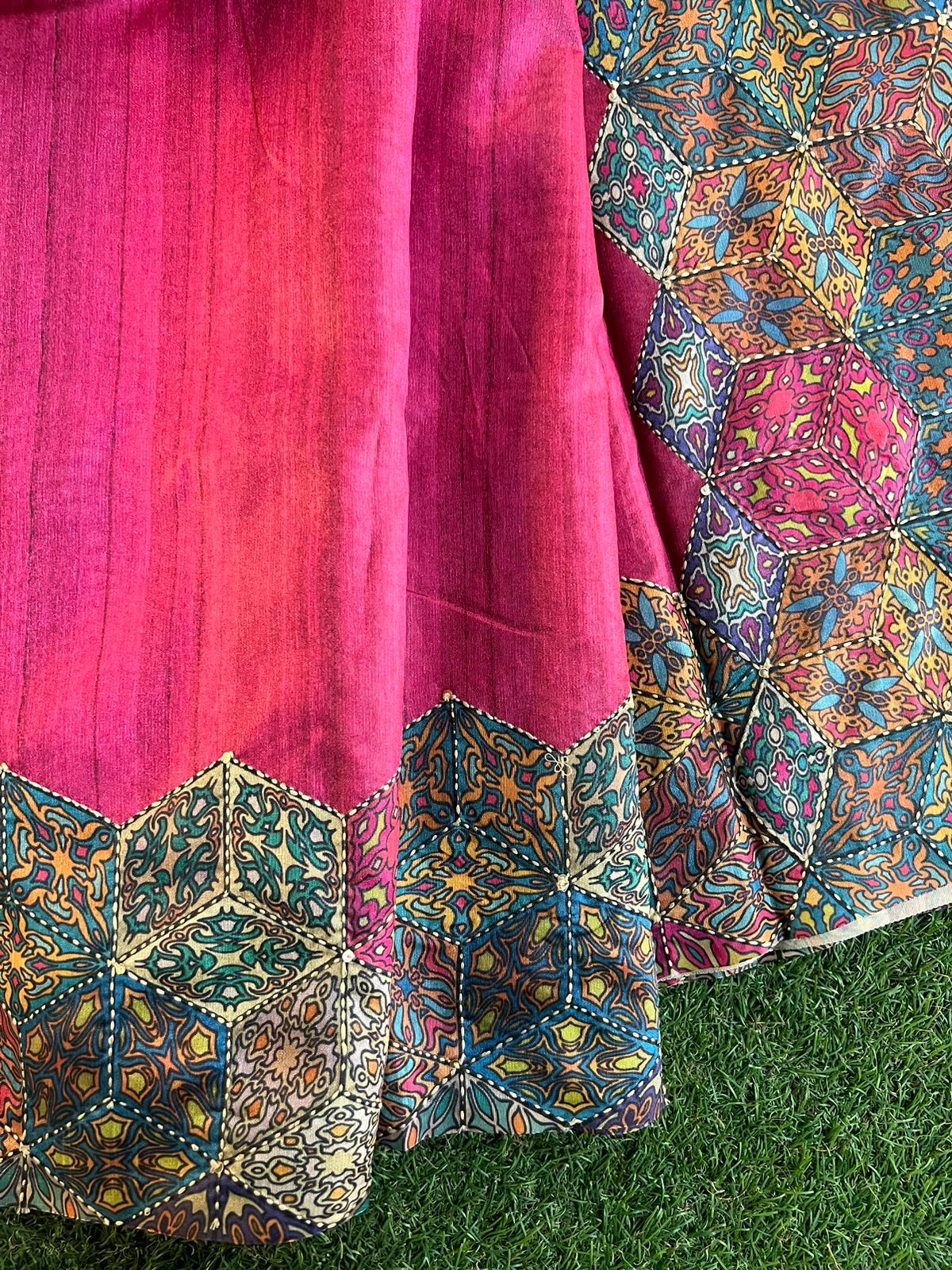 Ghicha Semi Tussar Silk Saree