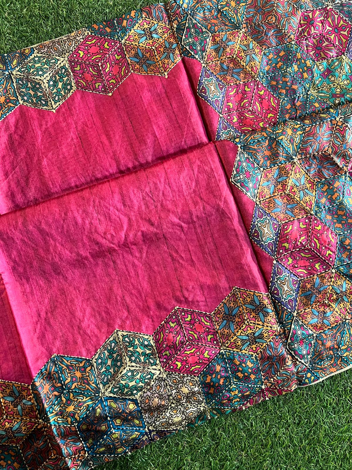 Ghicha Semi Tussar Silk Saree