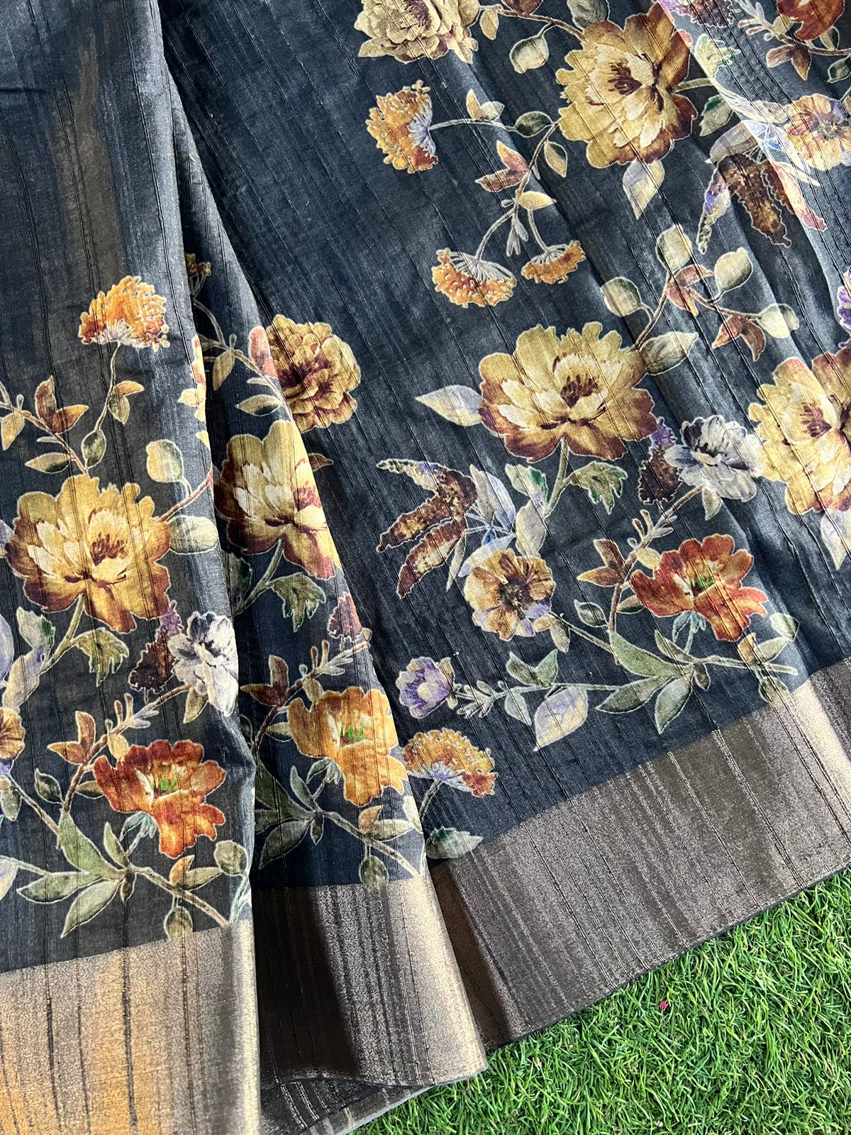 Ghicha Tussar Silk saree