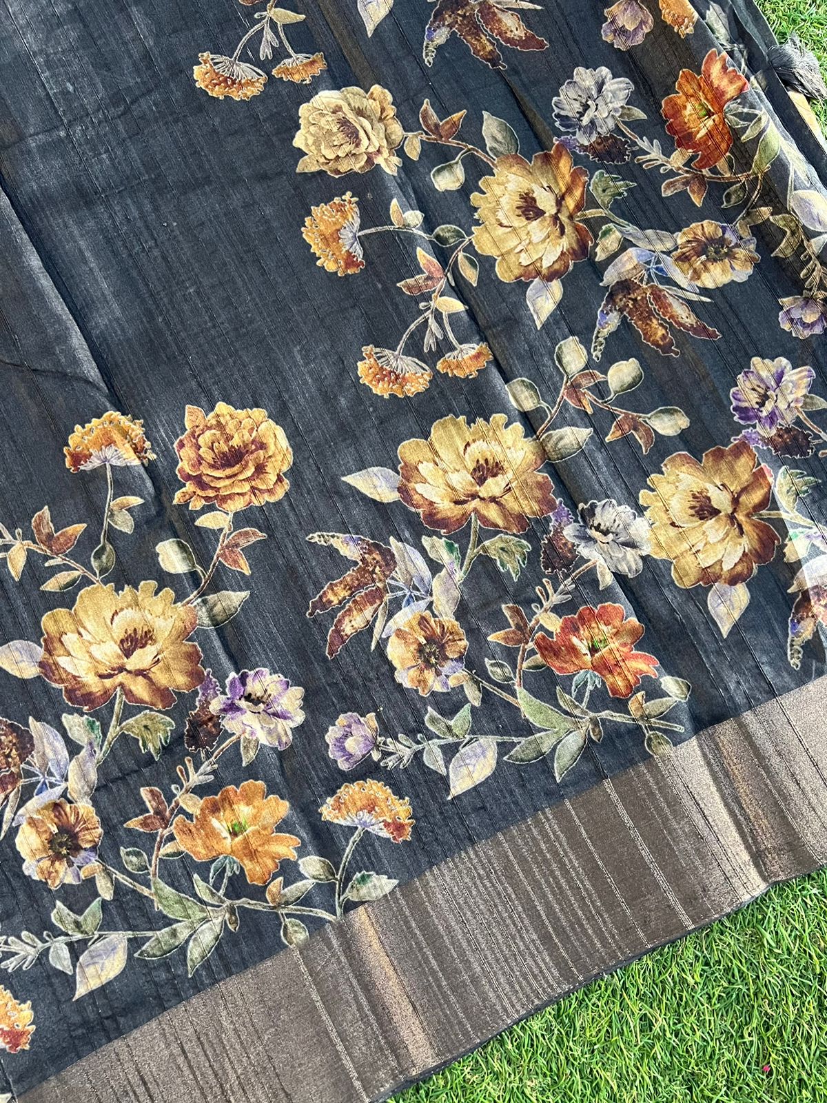 Ghicha Tussar Silk saree
