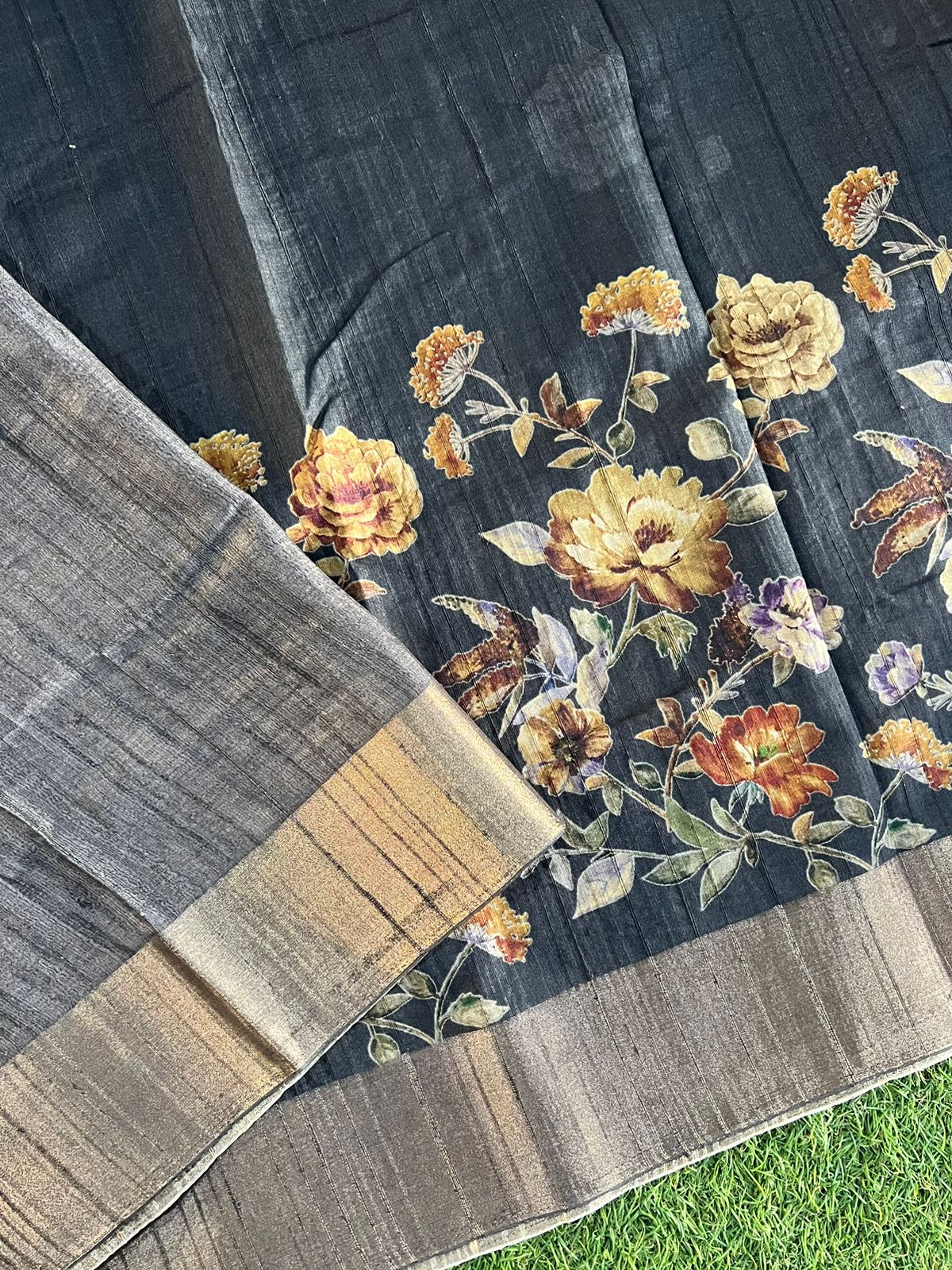 Ghicha Tussar Silk saree